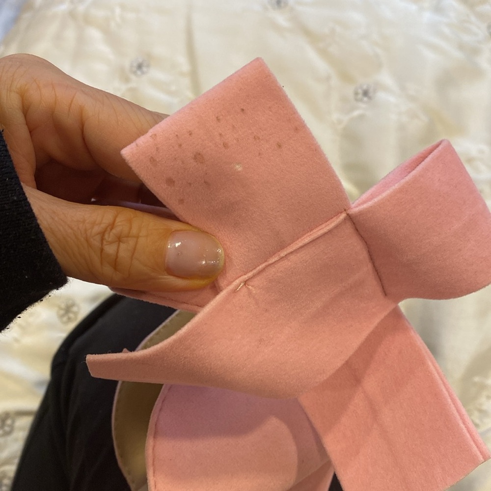 Bow Tie Pink High Heels - Picture 15 of 15